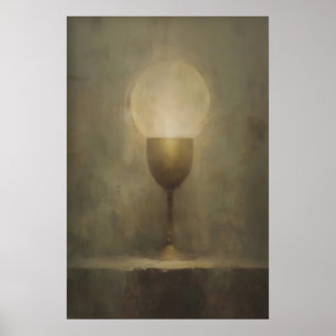 Cáliz de Comunión de Luz, Arte de Pared Cristiano