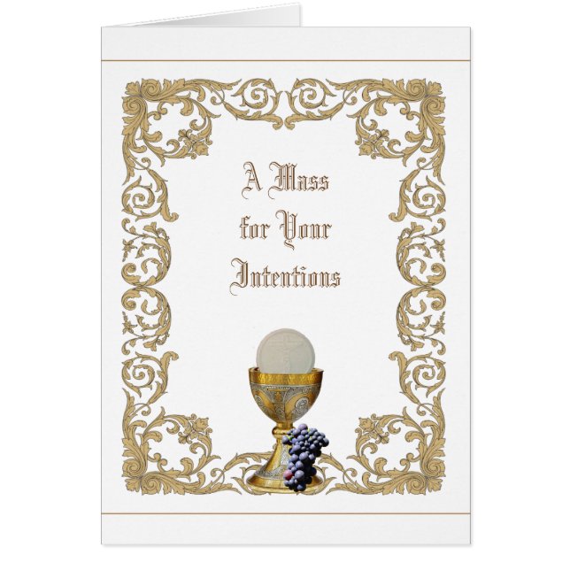 Cáliz de ofrecimiento total santa católica del oro (Frente)