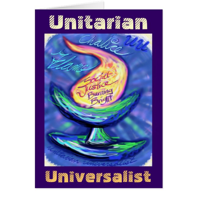 Cáliz universalista unitaria (Frente)