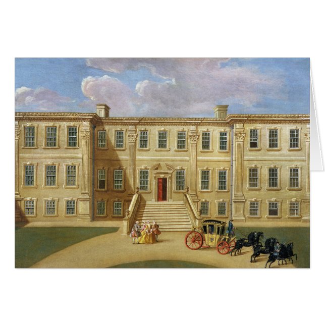Calke Pasillo, Derbyshire, Seat de sir Henry Harp (Anverso (Horizontal))