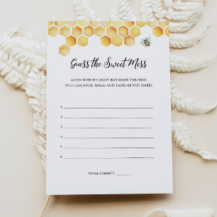 CALLA Bee Adivina la tarjeta de juego Sweet Mess