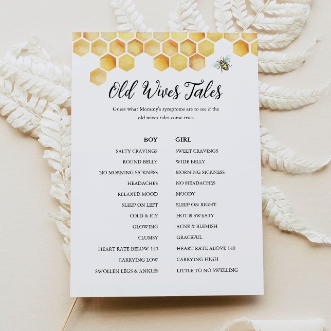 CALLA Bee Old Wives cuenta tarjeta de juego de Bab (Subido por el creador)