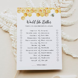 CALLA Bee Prefiere Tarjeta De Juego De Ducha De No