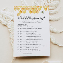 CALLA Bee ¿Qué dijo el novio de la tarjeta de jueg