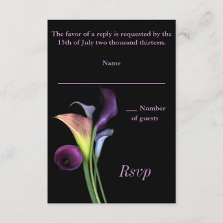 Calla Lilies RSVP