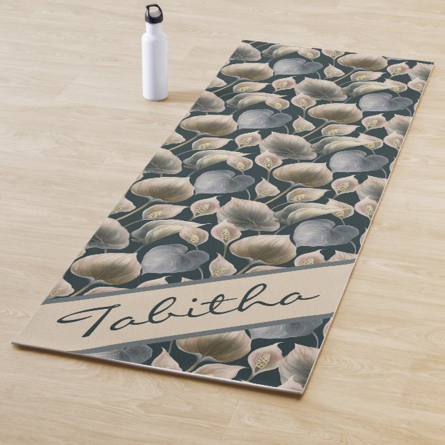 Calla Lilies Yoga Mat (In situ)