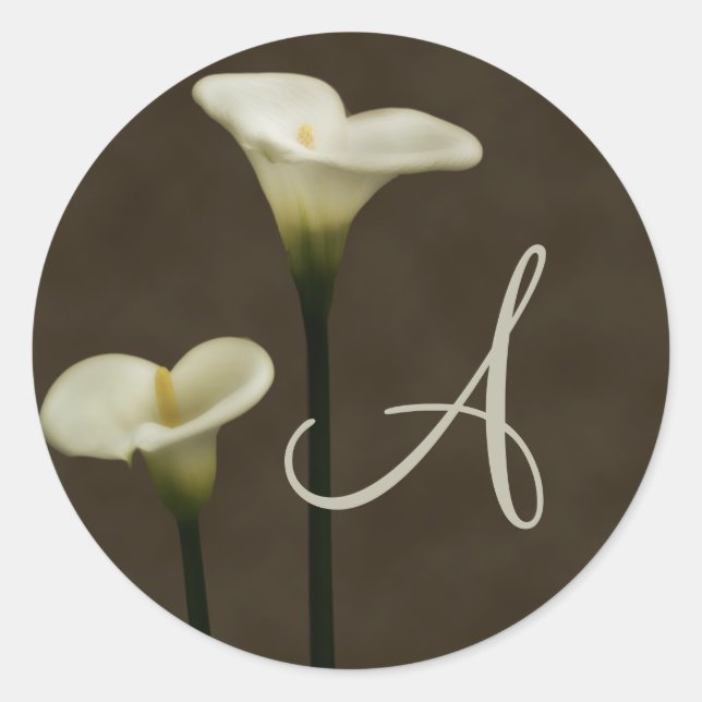 Calla Lily A Sello para sobres (Anverso)