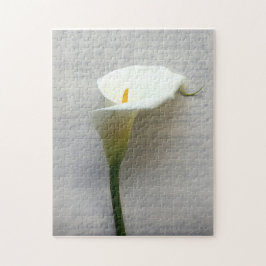 calla lily en el viejo rompecabezas de la escritur
