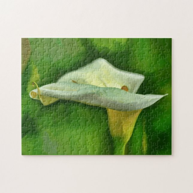 Calla Lily Flower Art Puzzle (Horizontal)