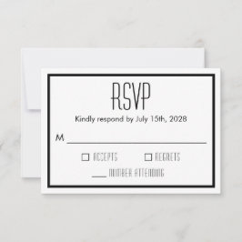Calla Lily Modern Floral RSVP