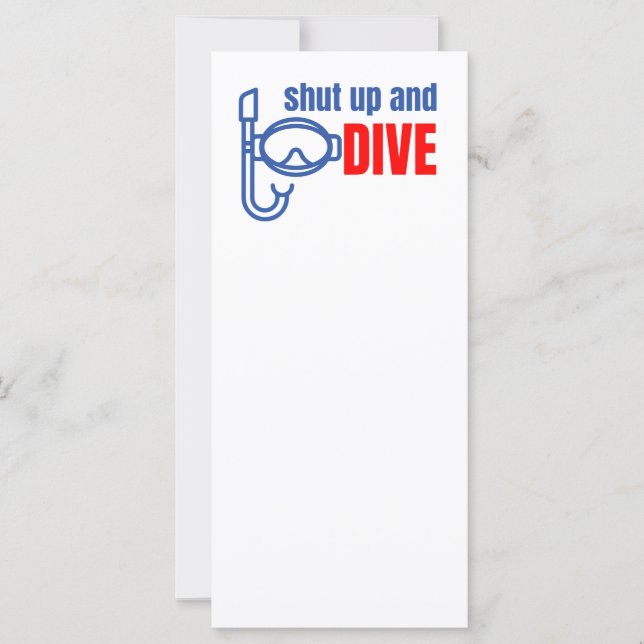 Cállate y bucea (Anverso)