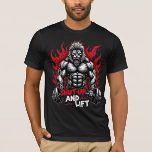 Cállate y Levanta – Camiseta de Gimnasio Bestia Hí