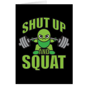 Cállate Y Squat Kawaii Anime Powerlifter Personali