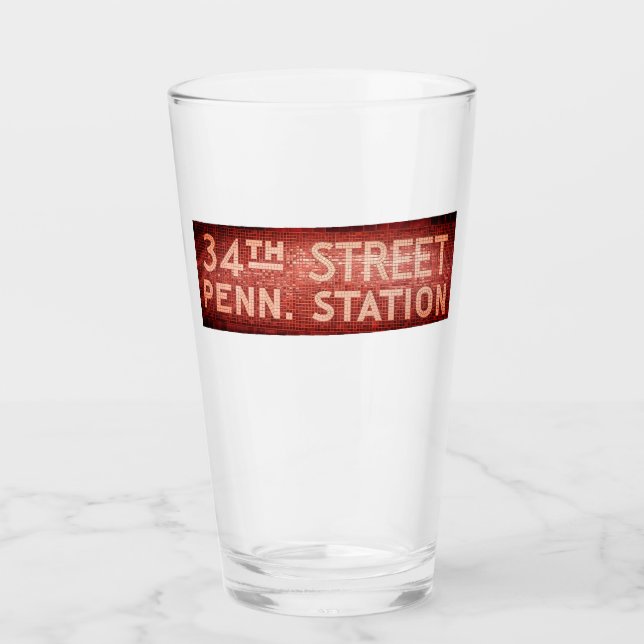 Calle 34 Nueva York, Rótulo de la estación de tren (Anverso)