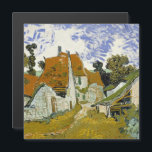 Calle Auvers-sur-Oise Vincent van Gogh<br><div class="desc">Calle de Auvers-sur-Oise. Vincent Willem van Gogh. Bonito paisaje de pueblo. Calle de un pequeño pueblo con casas de piedra bajo techos rojos. Hay árboles en el fondo. Las nubes cruzan el cielo azul. Reproducción de obras famosas de imágenes artísticas de dominio público.</div>