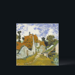 Calle Auvers-sur-Oise Vincent van Gogh<br><div class="desc">Calle de Auvers-sur-Oise. Vincent Willem van Gogh. Bonito paisaje de pueblo. Calle de un pequeño pueblo con casas de piedra bajo techos rojos. Hay árboles en el fondo. Las nubes cruzan el cielo azul. Reproducción de obras famosas de imágenes artísticas de dominio público.</div>