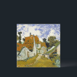 Calle Auvers-sur-Oise Vincent van Gogh<br><div class="desc">Calle de Auvers-sur-Oise. Vincent Willem van Gogh. Bonito paisaje de pueblo. Calle de un pequeño pueblo con casas de piedra bajo techos rojos. Hay árboles en el fondo. Las nubes cruzan el cielo azul. Reproducción de obras famosas de imágenes artísticas de dominio público.</div>