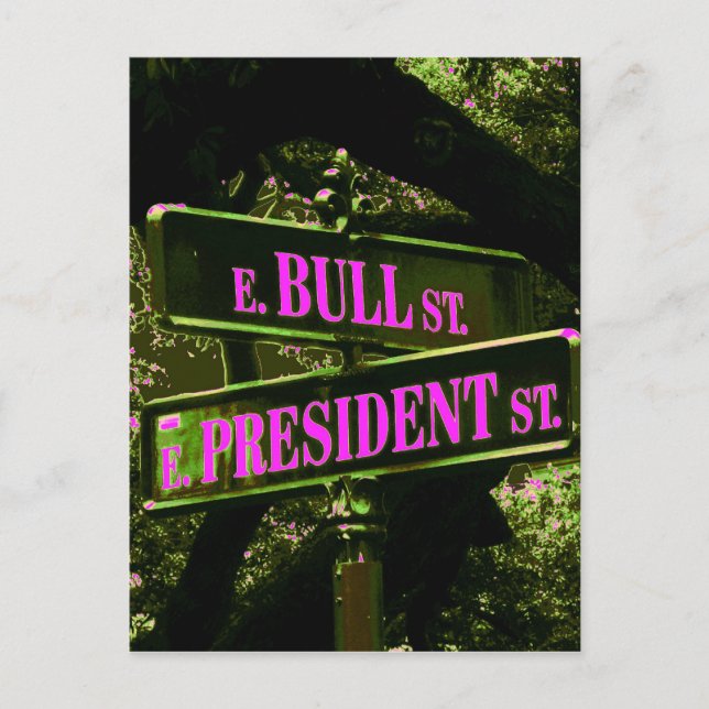 Calle Bull & President ~ Postcard / Invitación (Anverso)
