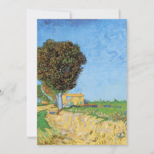 Calle cerca de Arlés por Vincent van Gogh