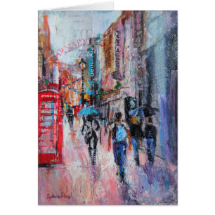 Calle de Carnaby del día lluvioso