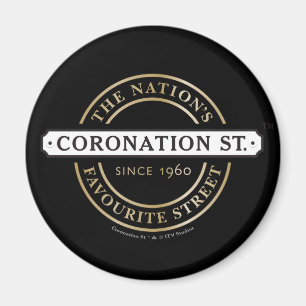 Calle de coronación: imán de logotipos