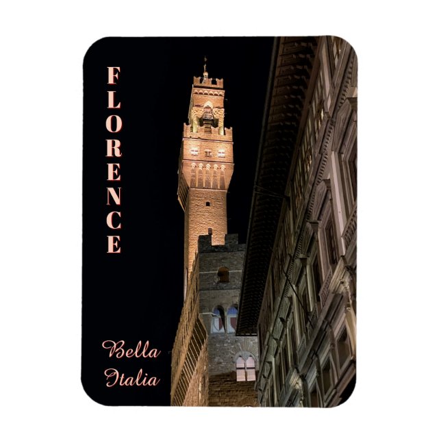 Calle de Florencia Imán de Foto Flexible (Vertical)