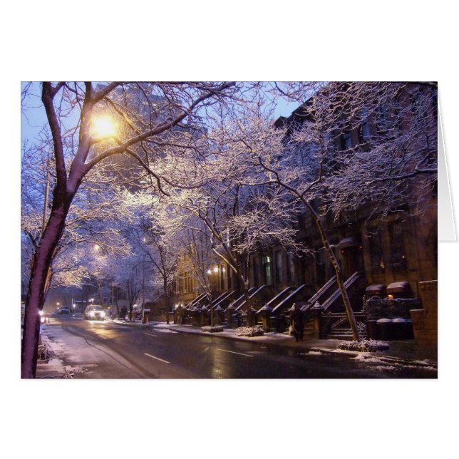 Calle de invierno 5x7 (Anverso (Horizontal))