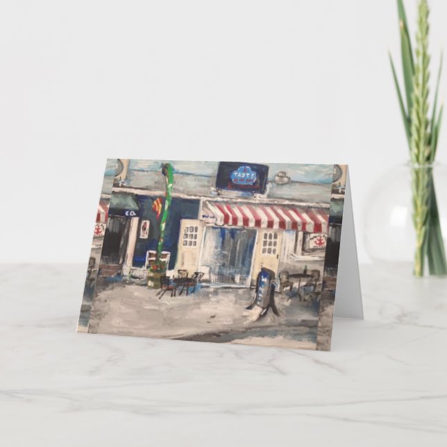 Calle de la división, tarjeta de felicitación de (Anverso)