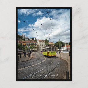 Calle de Lisboa, postal de Portugal
