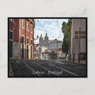 Calle de Lisboa, postal de Portugal
