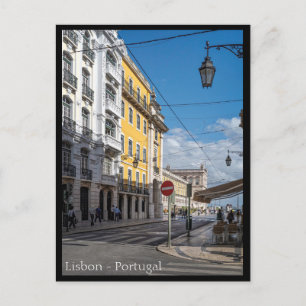 Calle de Lisboa, postal de Portugal