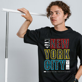 Calle de Nueva York con camiseta