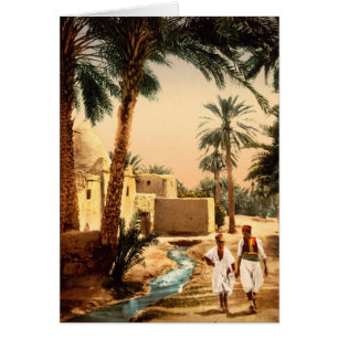 Calle del casco antiguo, Biskra, Argelia