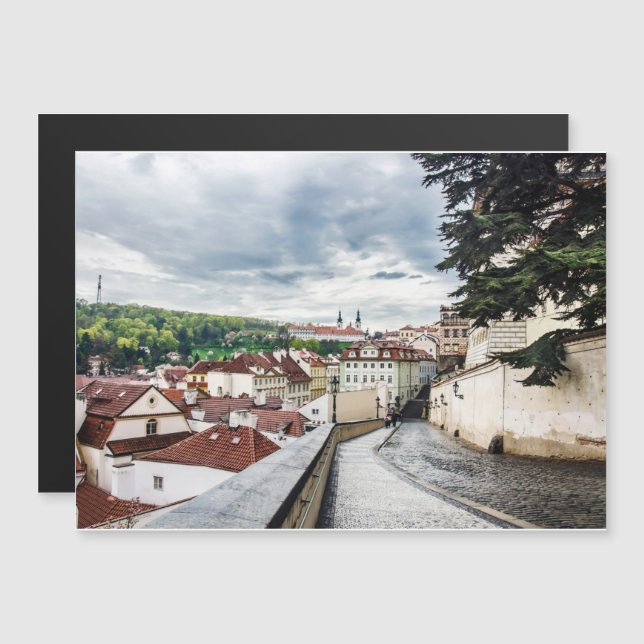 Calle del centro de Praga (Anverso/Reverso)