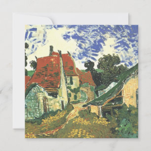 Calle del pueblo en Auvers de Vincent van Gogh