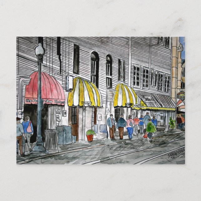 calle del río savannah 2 postal (Anverso)