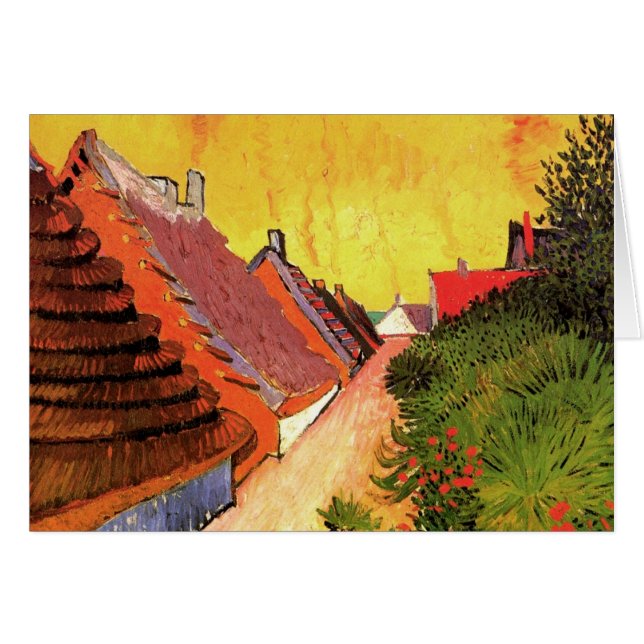 Calle en Saintes Maries de Vincent van Gogh (Anverso (Horizontal))
