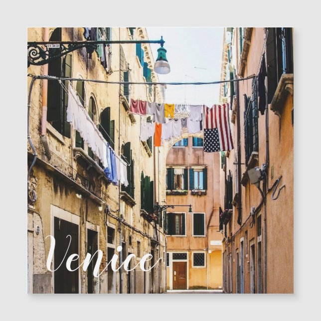 Calle estrecha de Venecia (Anverso)