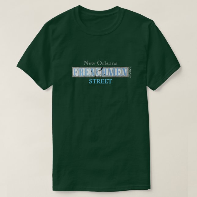 Calle Frenchmen - Una camiseta de MisterP (Diseño del anverso)