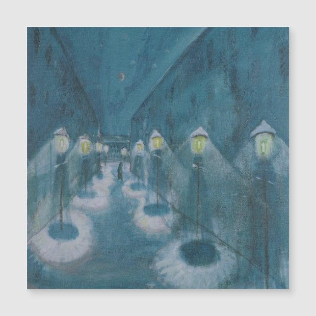 Calle Nocturna (Calle Por Noche) (1922) Walter Gra (Anverso)