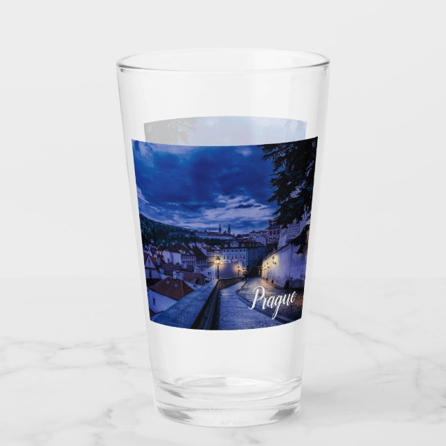 Calle nocturna de Praga (Anverso)