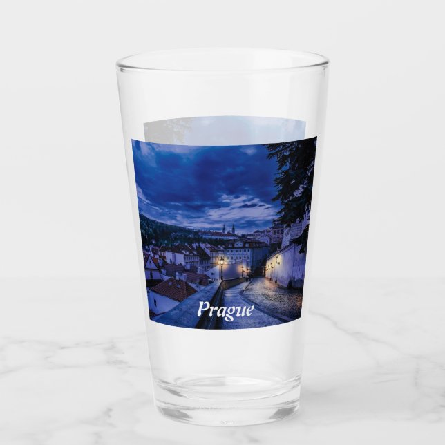 Calle nocturna de Praga (Anverso)