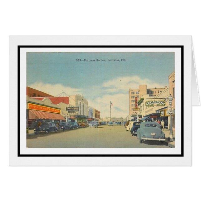 Calle principal de Sarasota, Florida (Anverso (Horizontal))