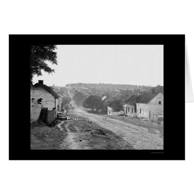 Calle principal de Sharpsburg, MD 1862 (Anverso (Horizontal))