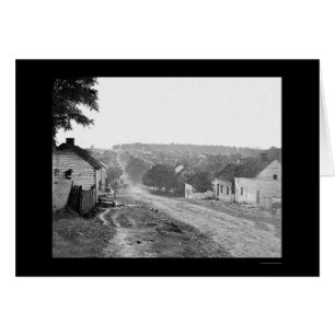 Calle principal en Sharpsburg, MD 1862