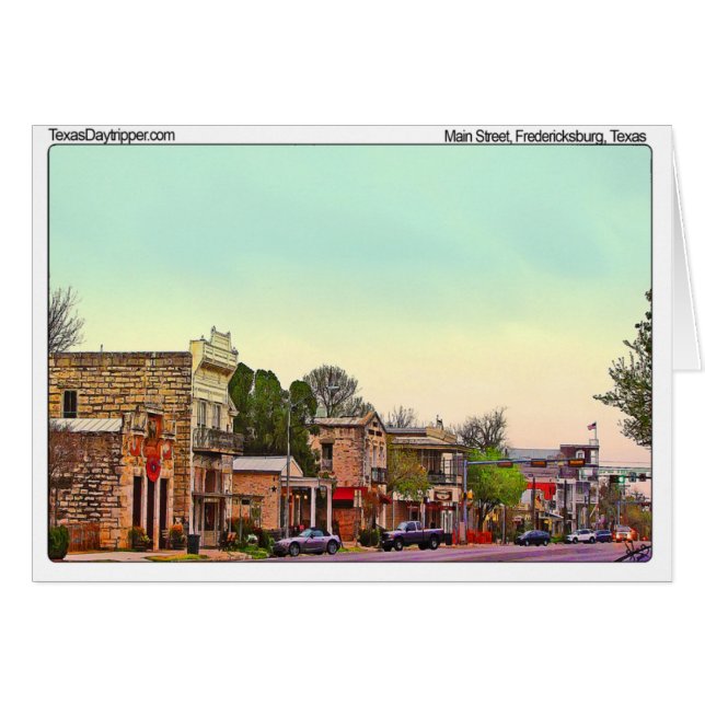 Calle principal, Fredericksburg, TX (Anverso (Horizontal))