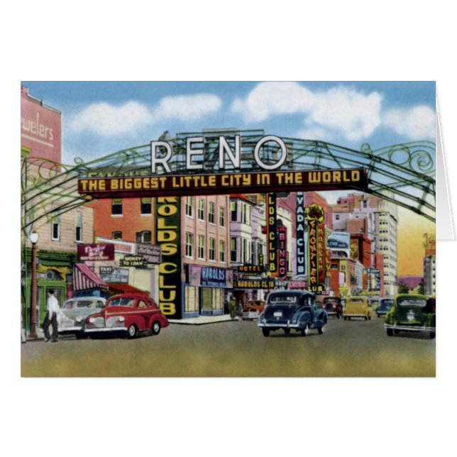 Calle Reno Nevada Virginia (Anverso (Horizontal))