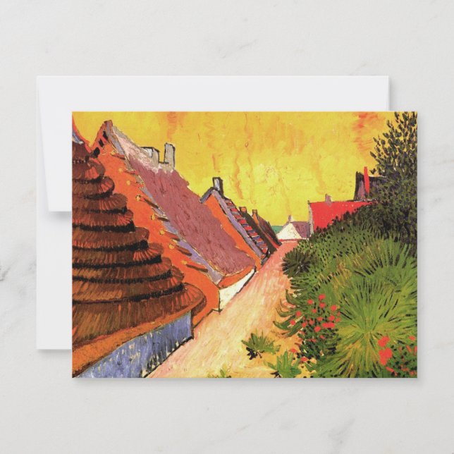 Calle Saintes Maries por Vincent van Gogh (Anverso)