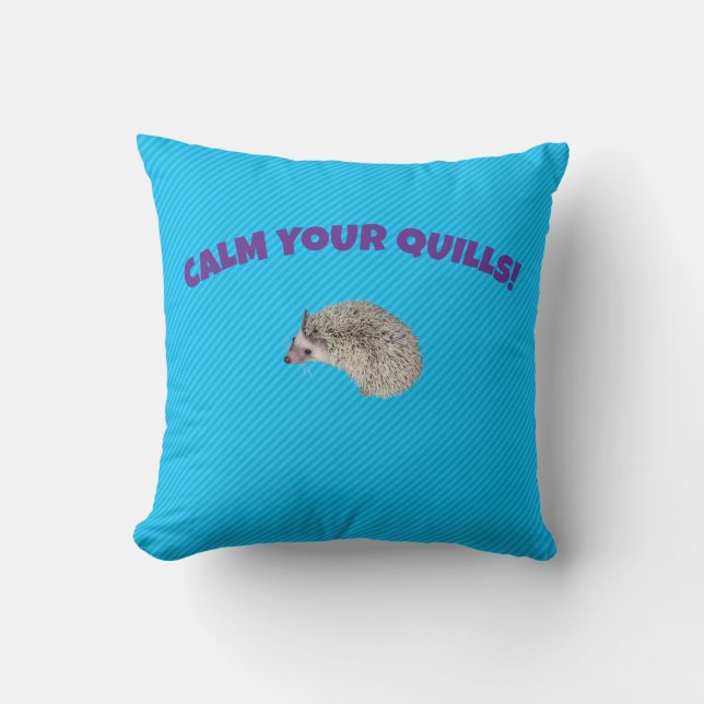Calle sus colchas almohada hedgehog (Anverso)