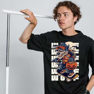 Calle Wolf con camiseta